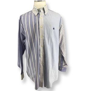 Brooks Brothers Shirt Mens XL Fun Striped